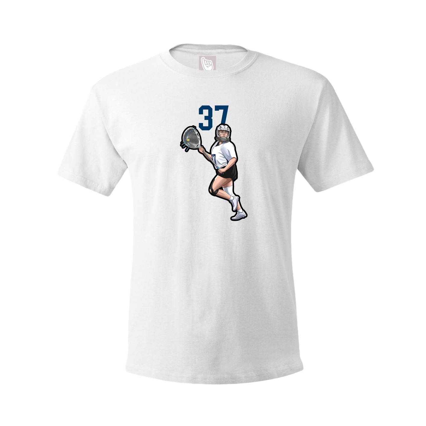Tee — Number Top in White