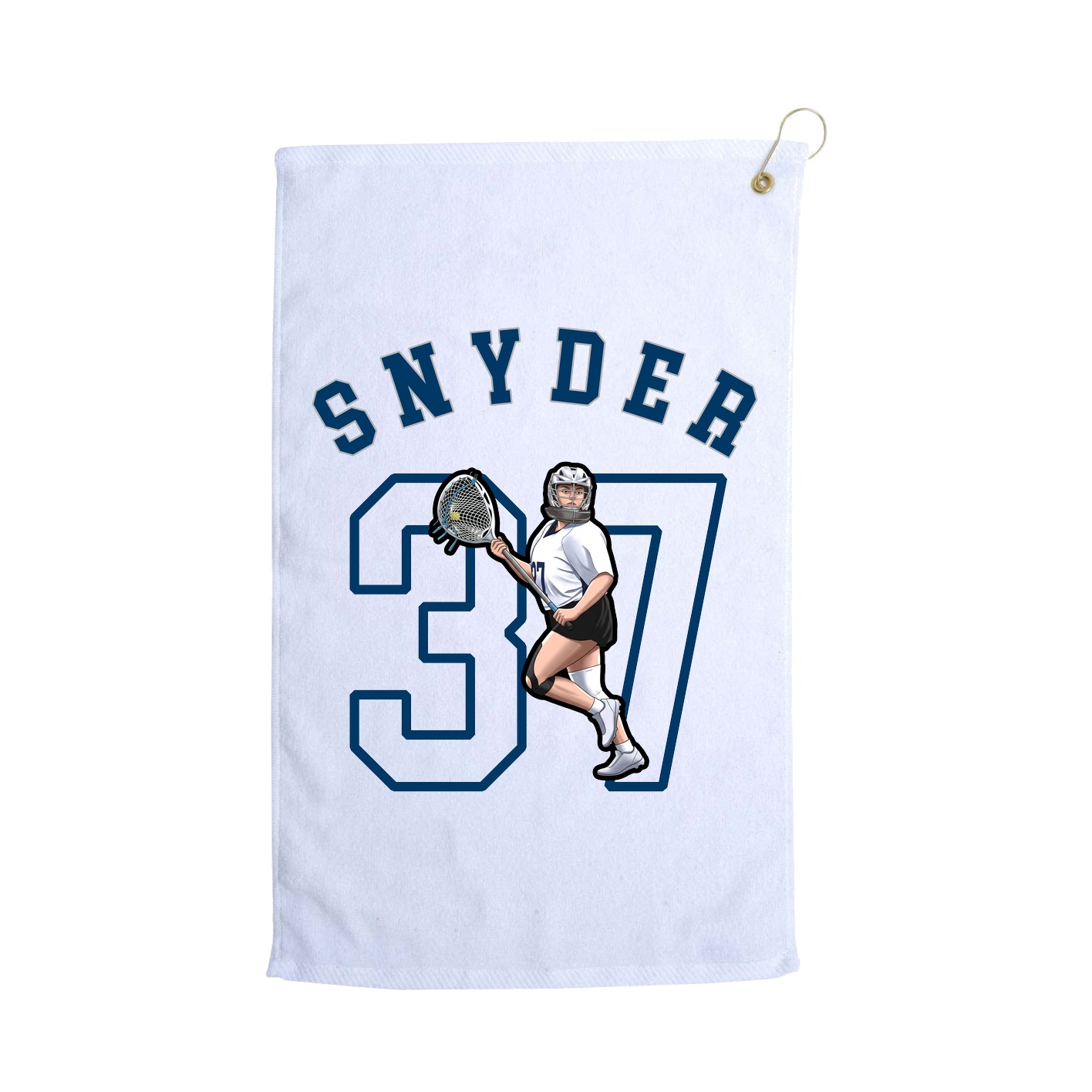 Golf Towel — Shirsey Arch in White
