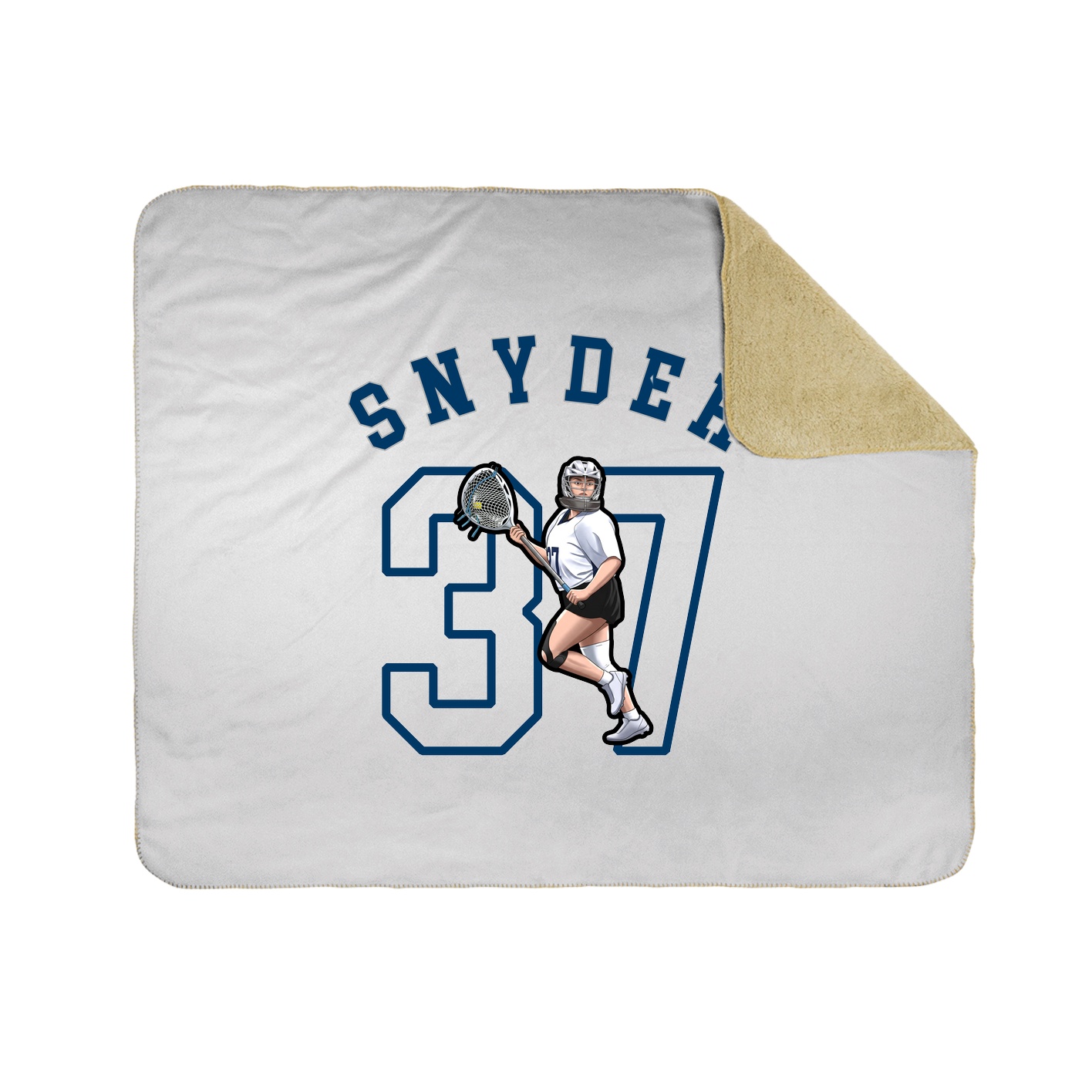 Throw Blanket — Shirsey Arch in White