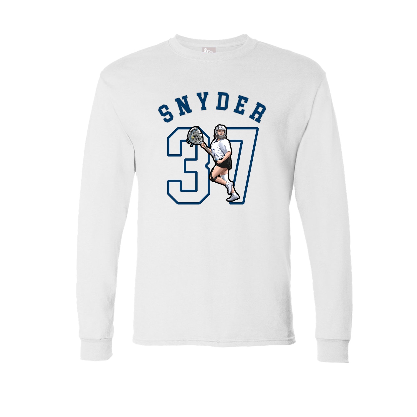 Long Sleeve Tee — Shirsey Arch in White
