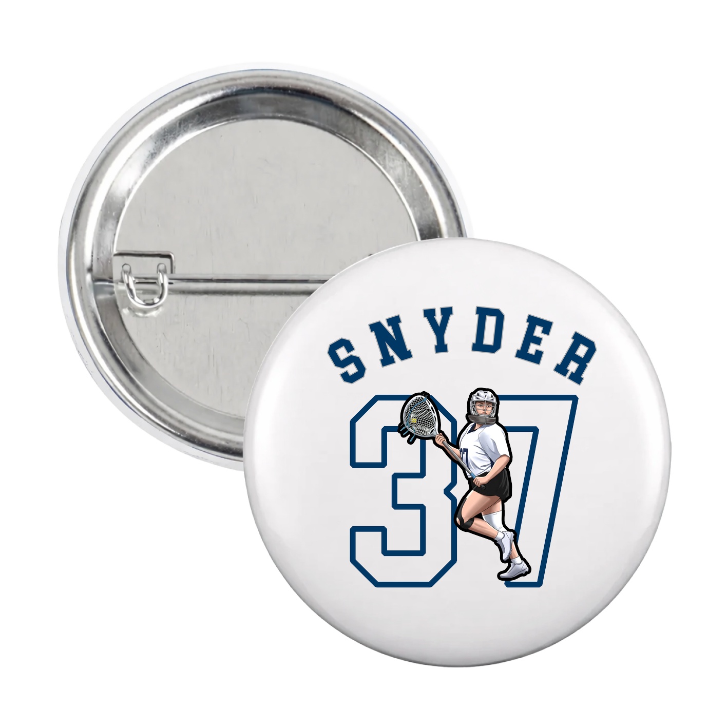Game Day Button — Shirsey Arch in White