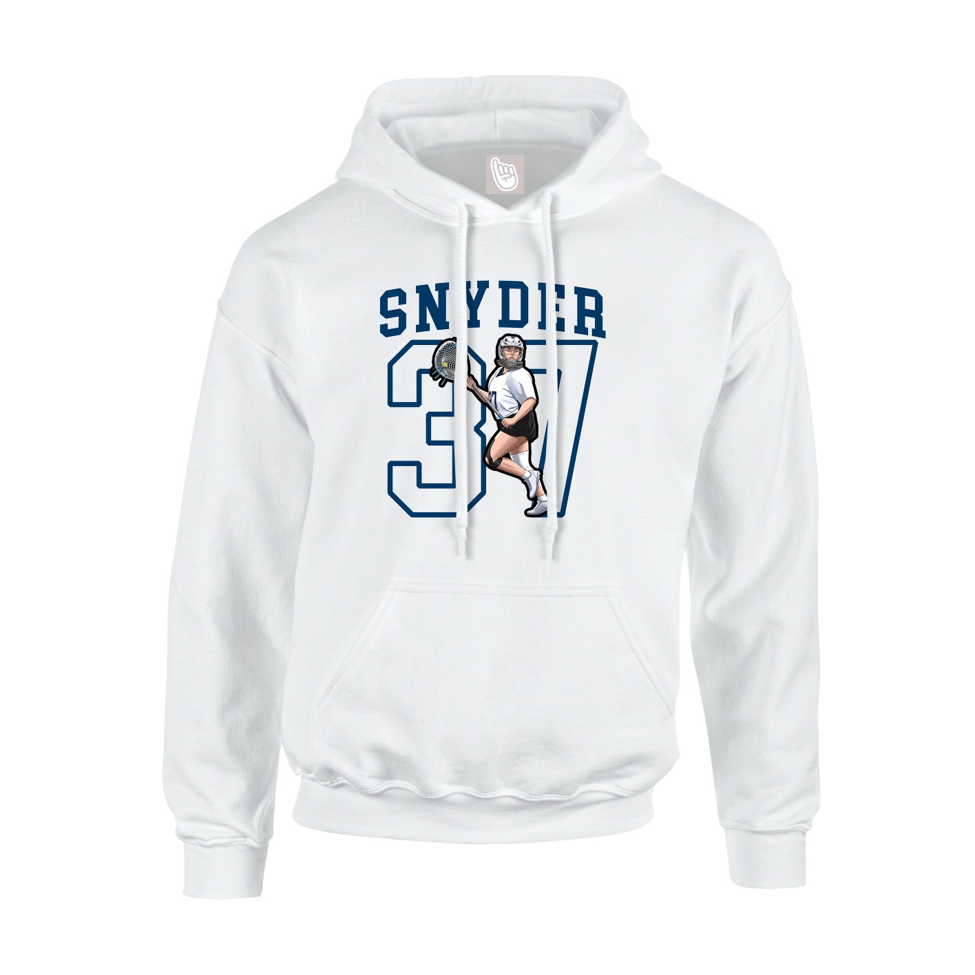 Hoodie — Shirsey in White