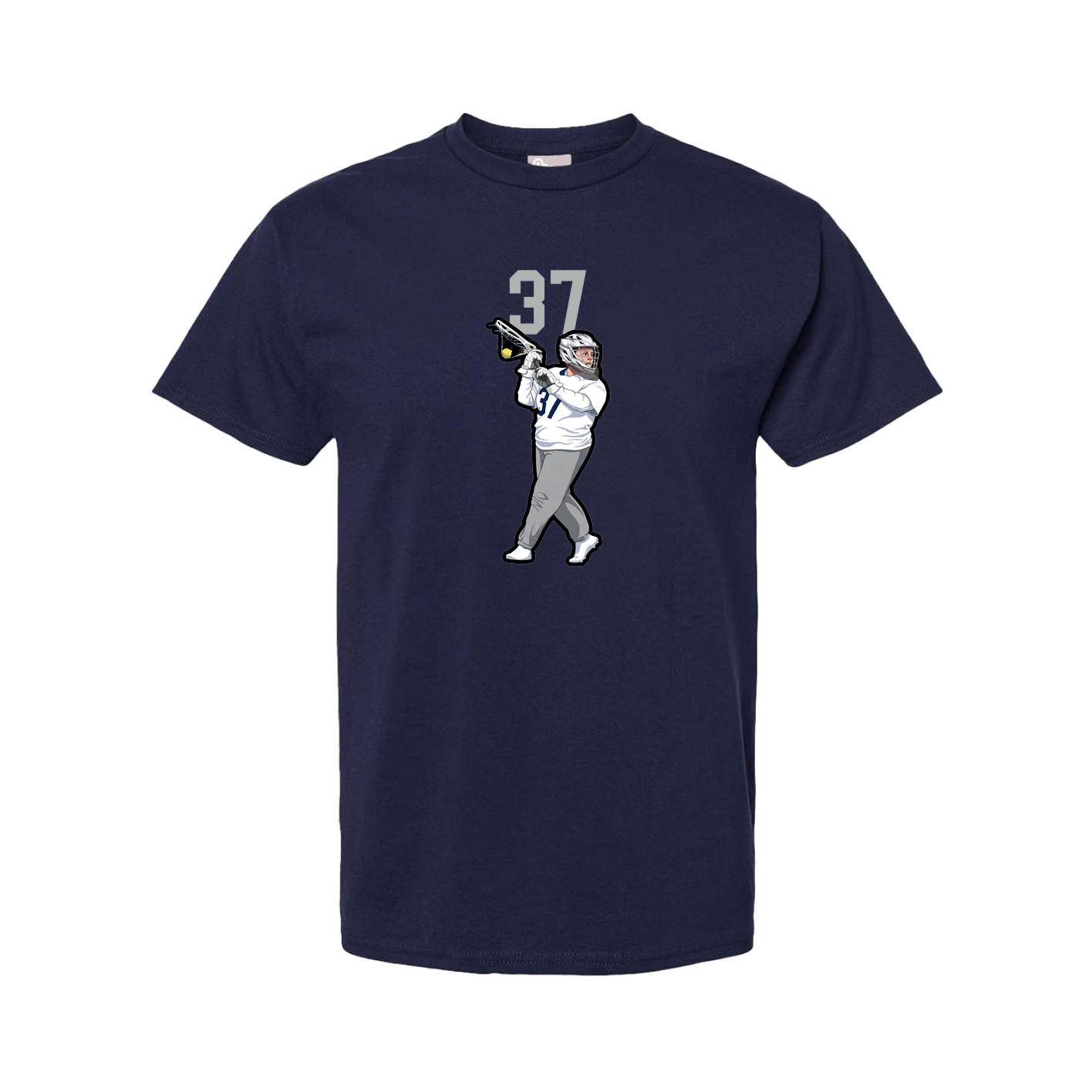 Tee — Number Top in Navy