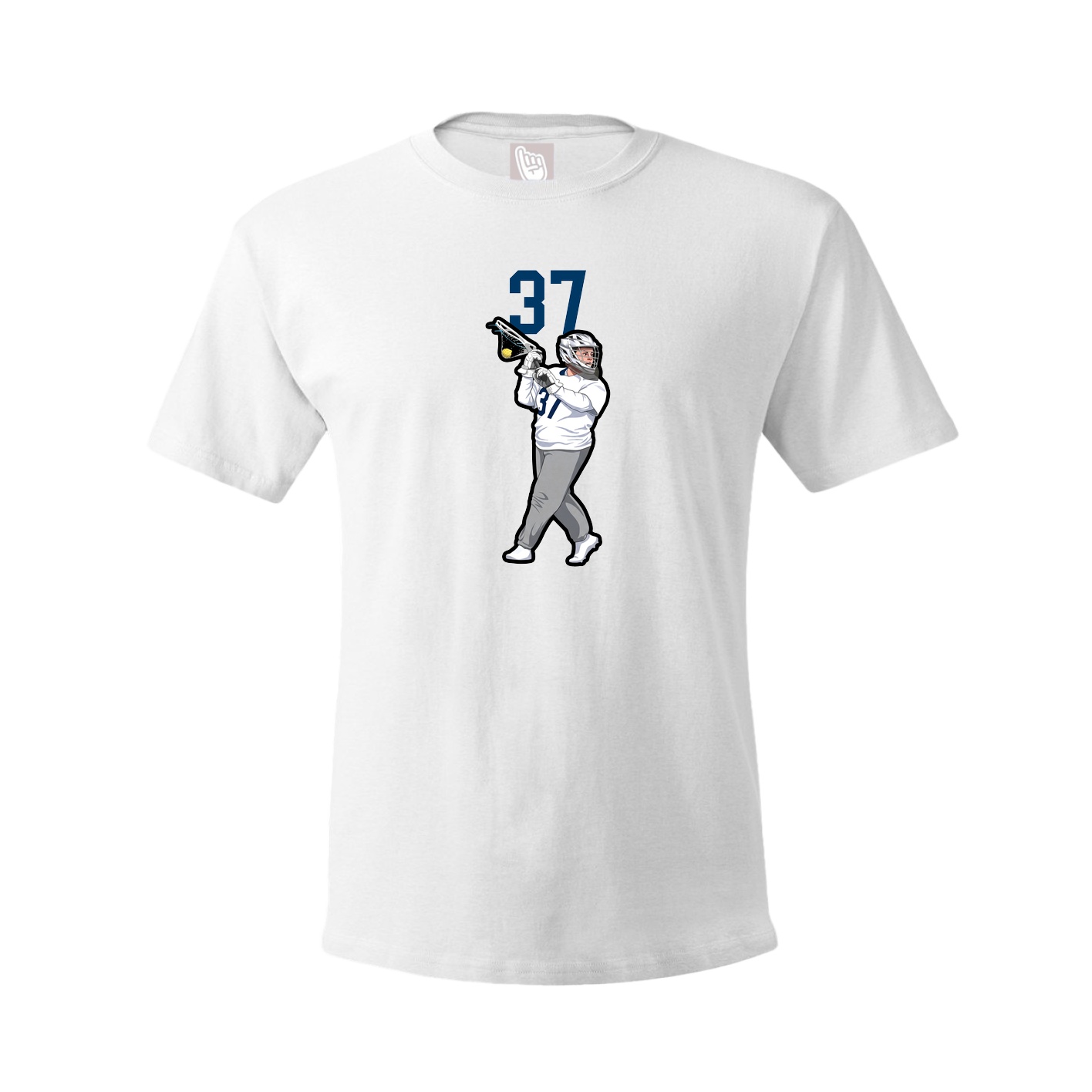 Tee — Number Top in White