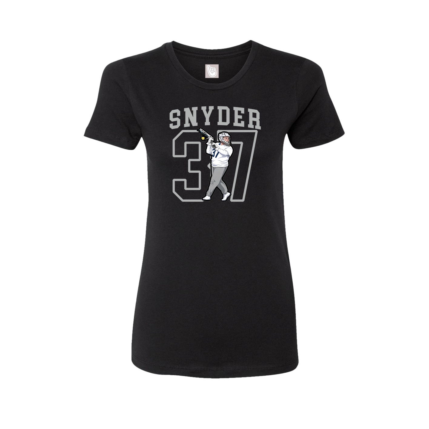 Fitted Women's Tee — Shirsey in Black