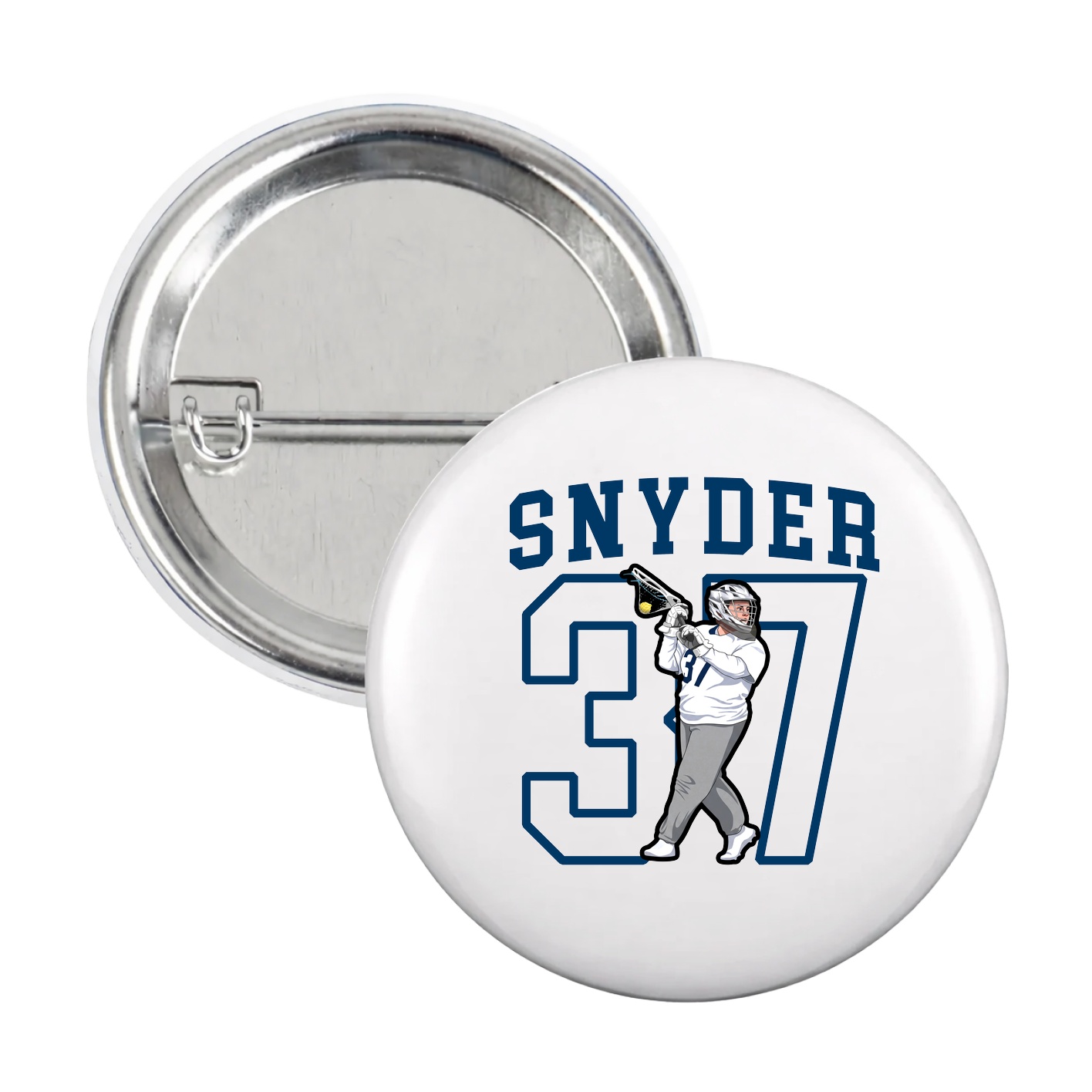 Game Day Button — Shirsey in White