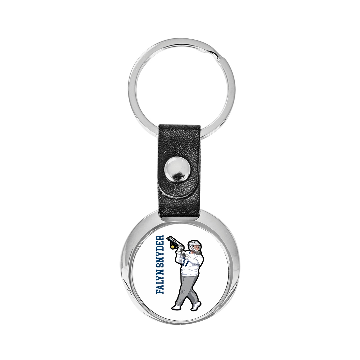 Key Chain — Name Vertical in Classic