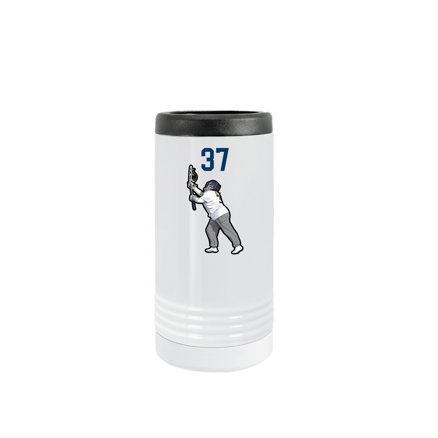 Slim Beverage Holder — Number Top in White