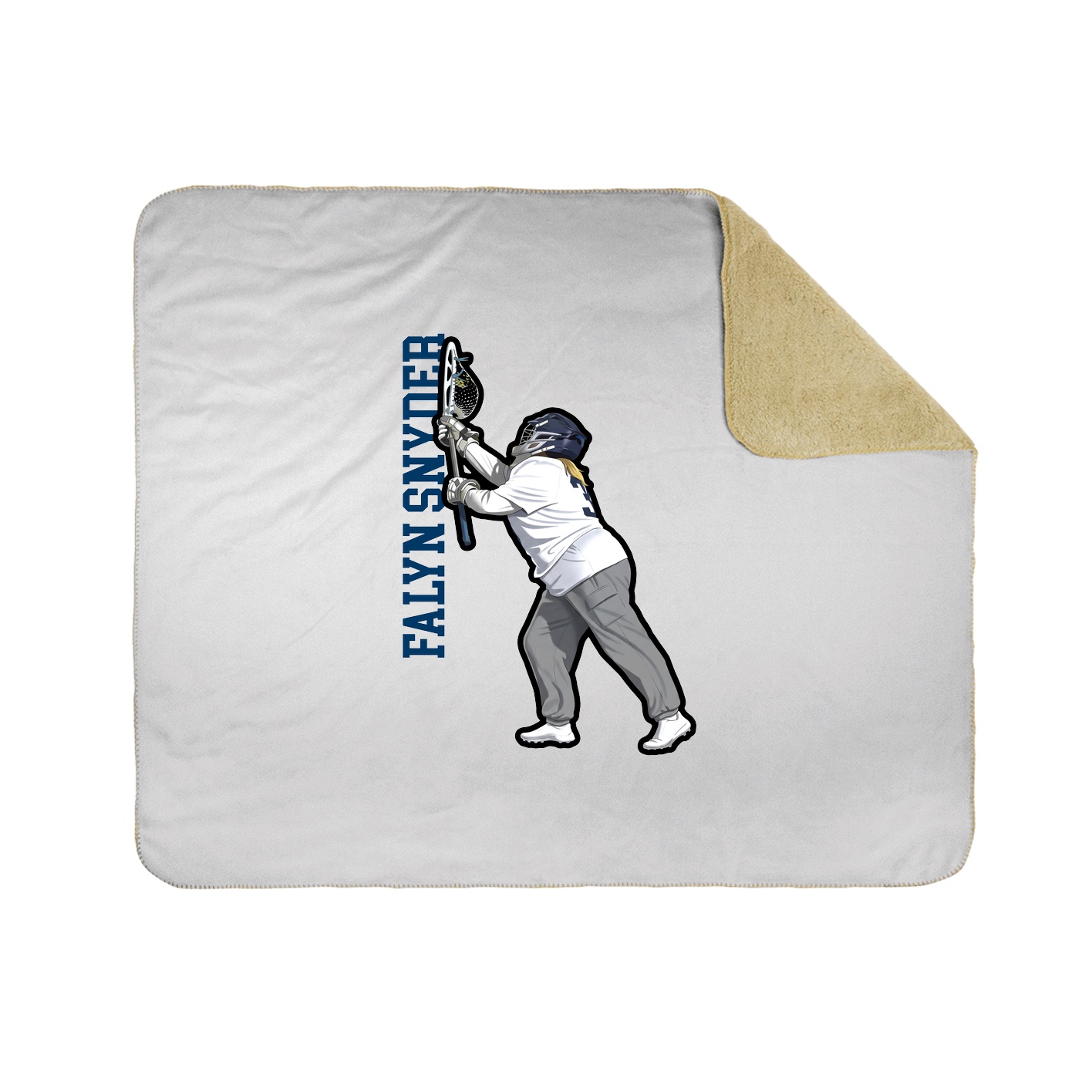50x60 Sherpa Lined Throw Blanket