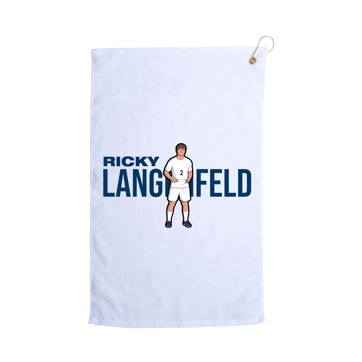 Golf Towel — Player Name in White
