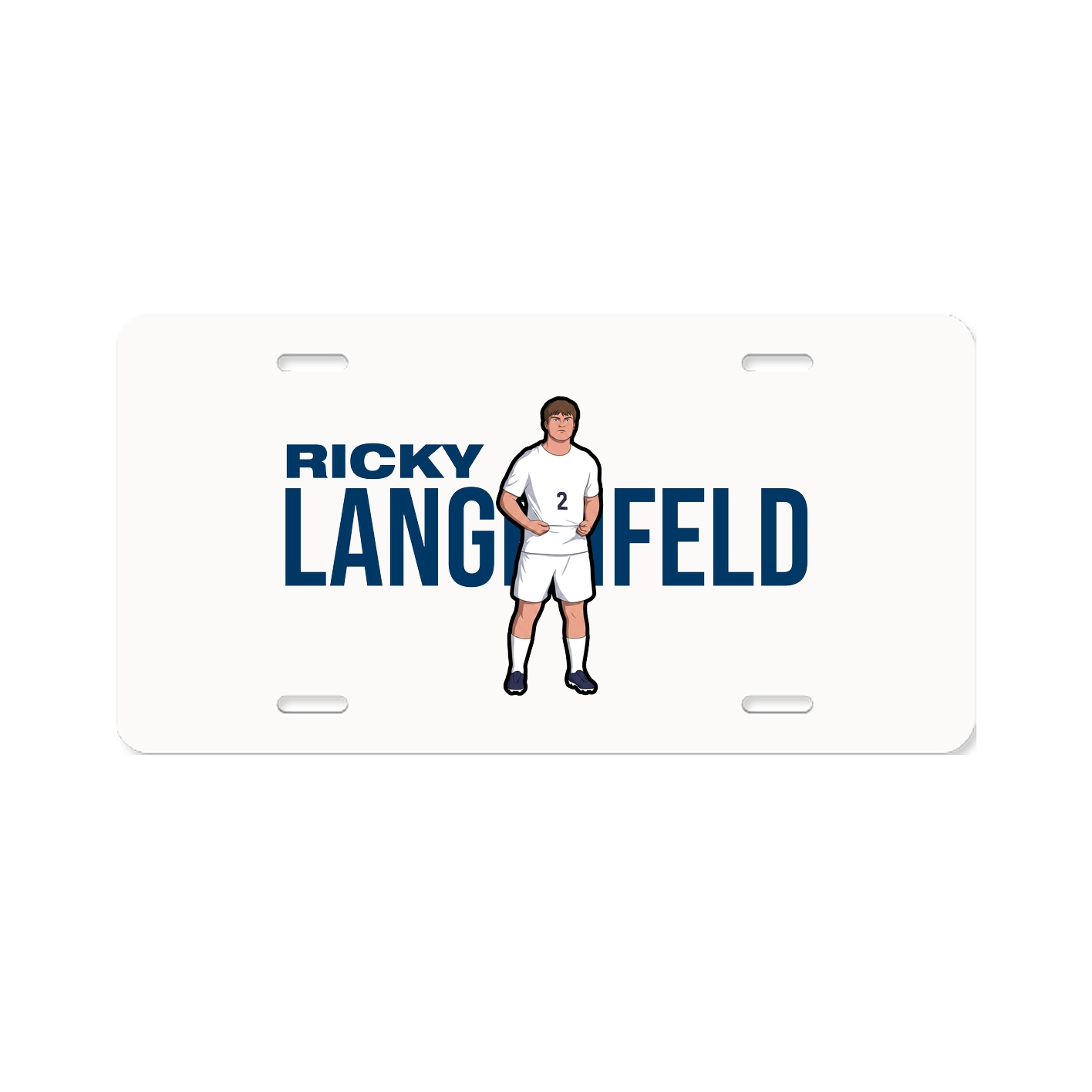 License Plate — Player Name in Classic