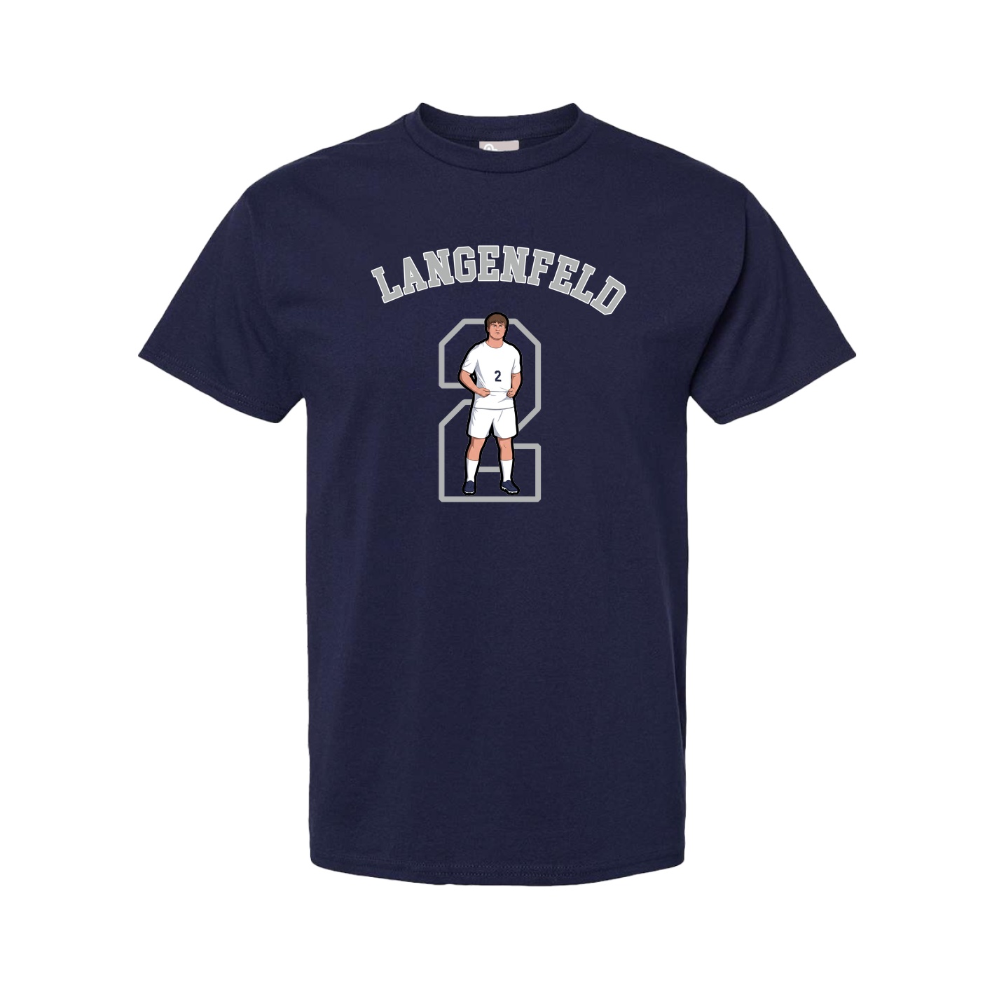 Youth Tee — Shirsey Arch in Navy
