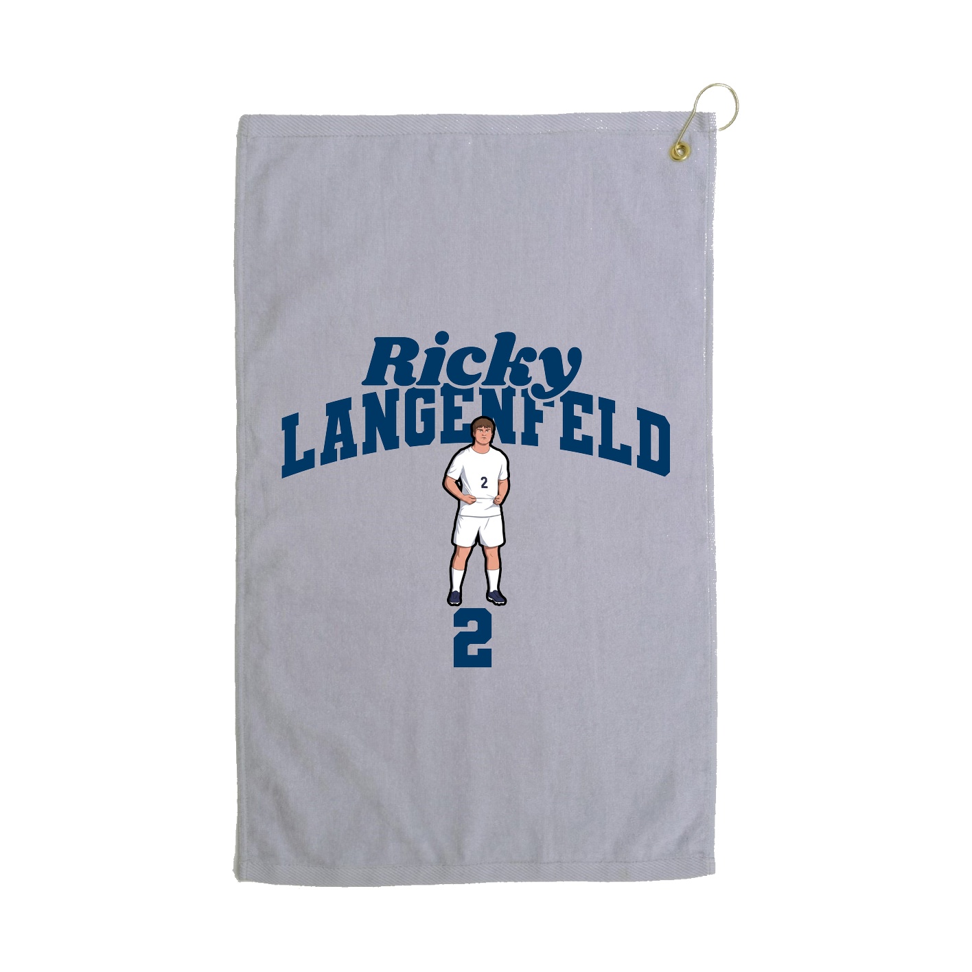 Golf Towel — Signature Arch in Grey