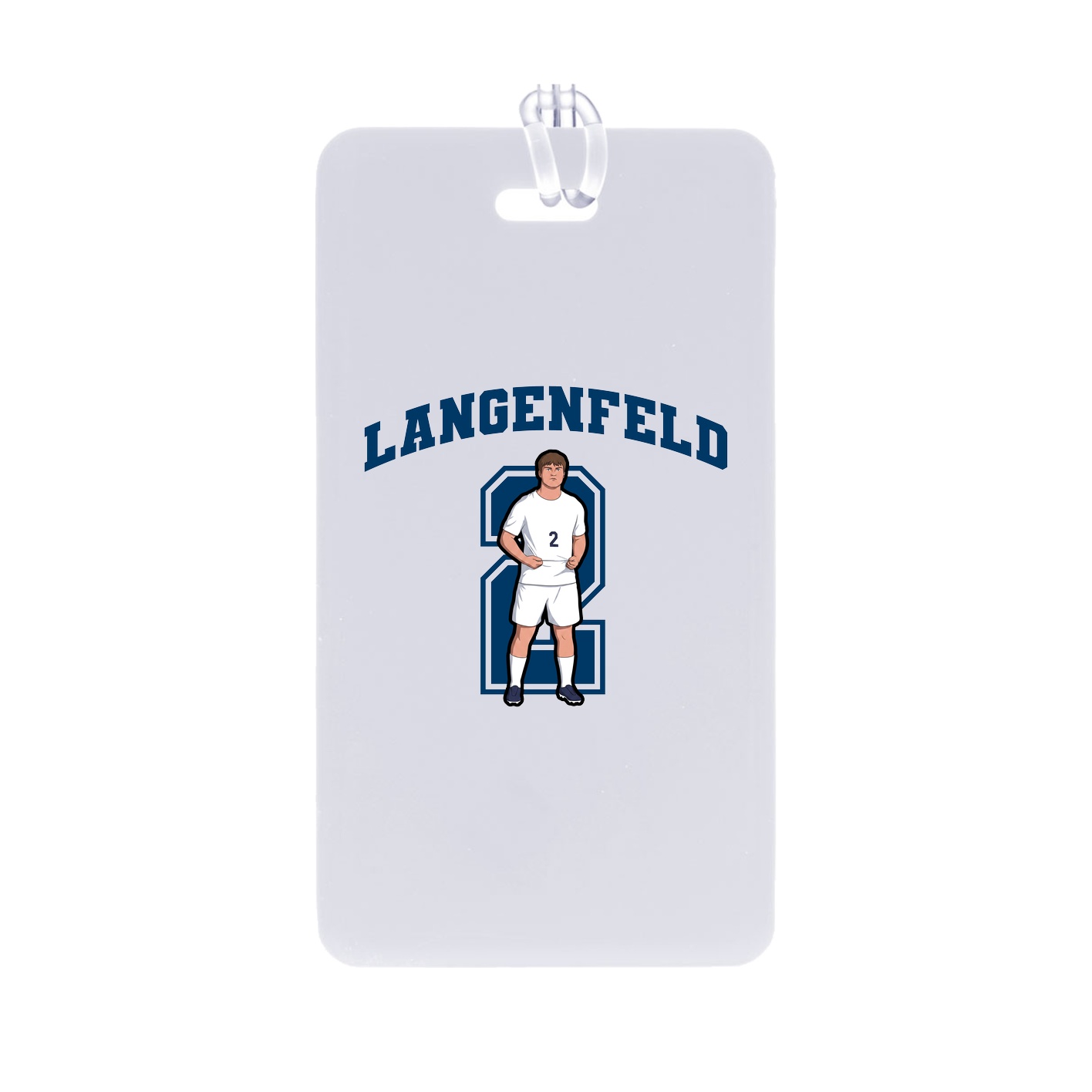 Bag Tag — Number in Classic