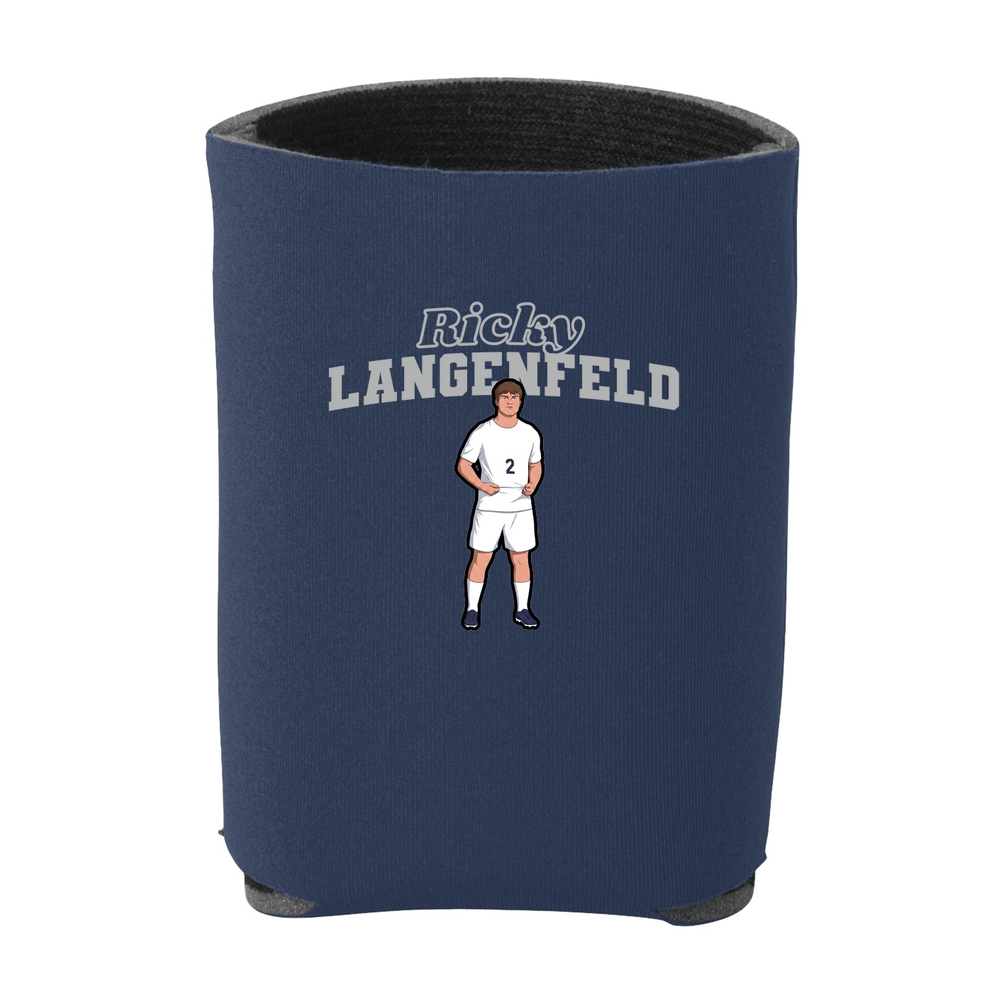 Can Holder — Name Arch in Navy