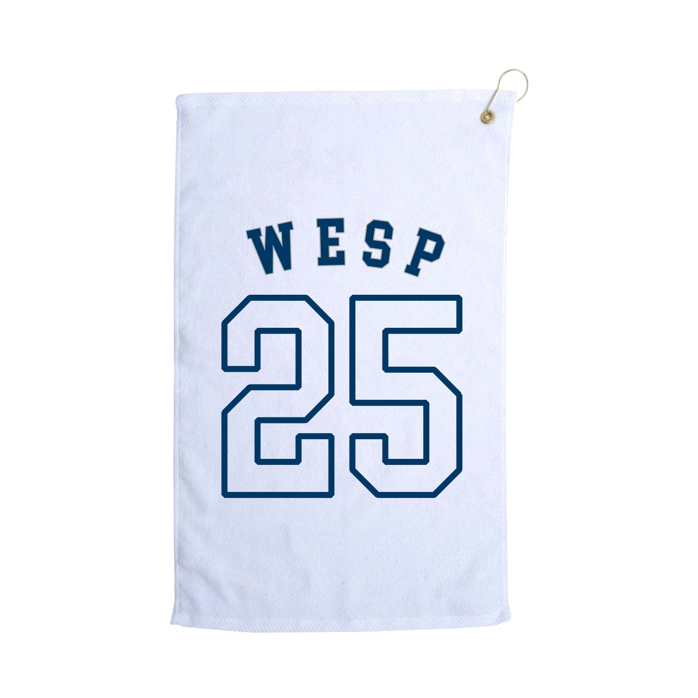 Golf Towel — Shirsey Arch in White