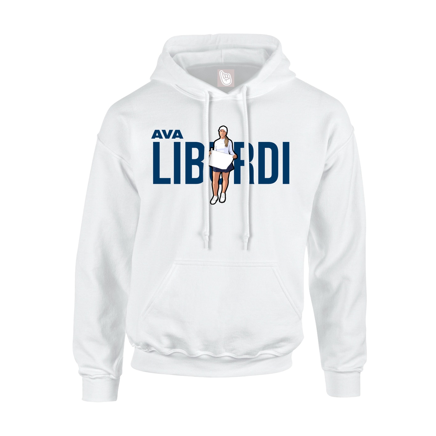 Hoodie — Player Name in White