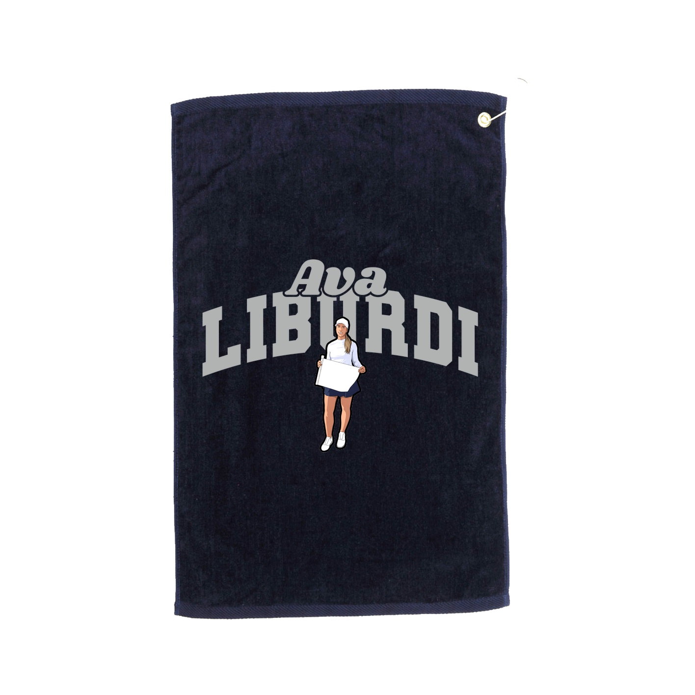 Golf Towel — Signature Arch in Navy