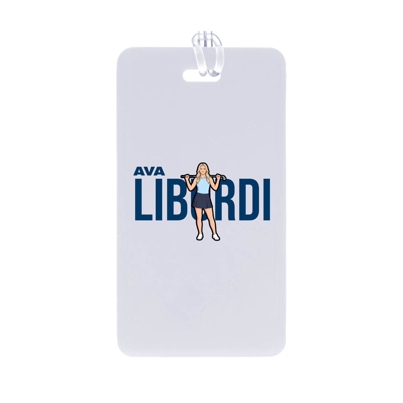 Bag Tag — Player Name in Classic