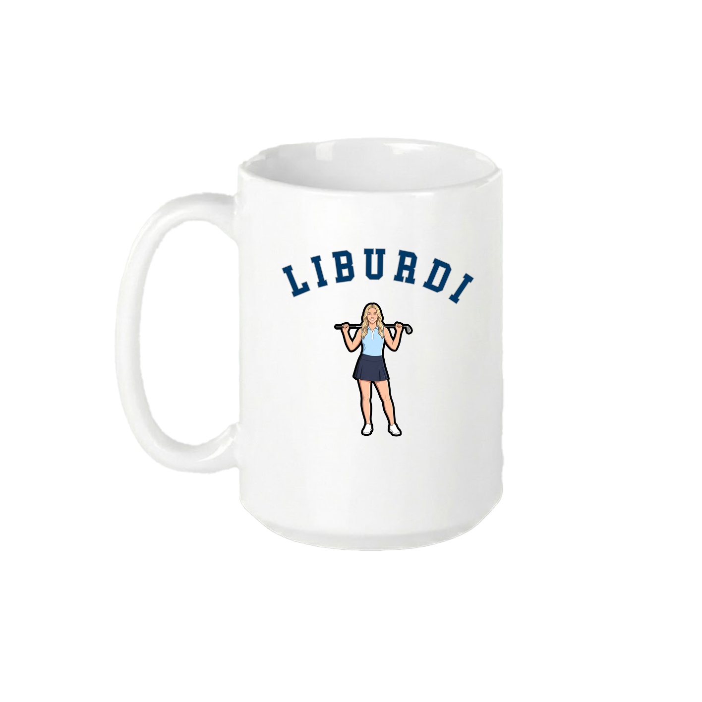 15oz Coffee Mug — Shirsey Arch in White
