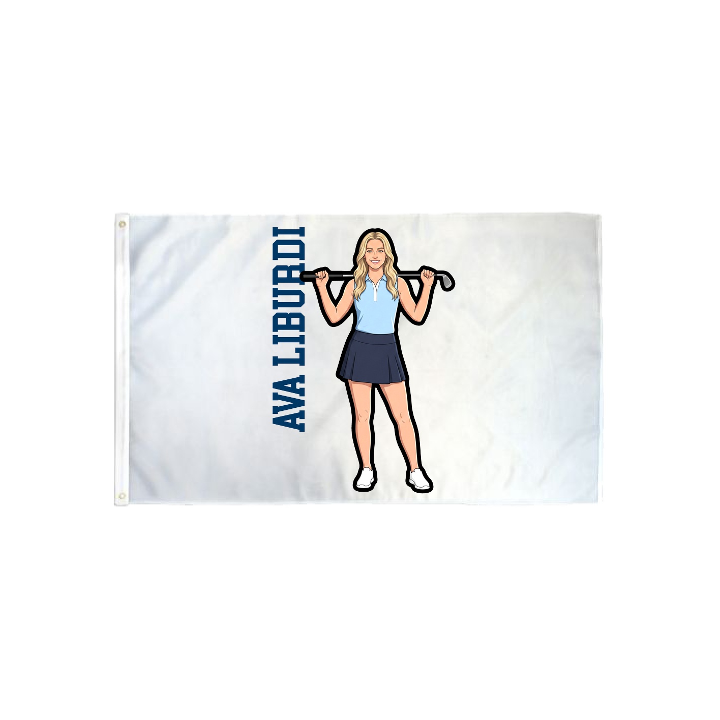 3x5 Flag — Name Vertical in Classic
