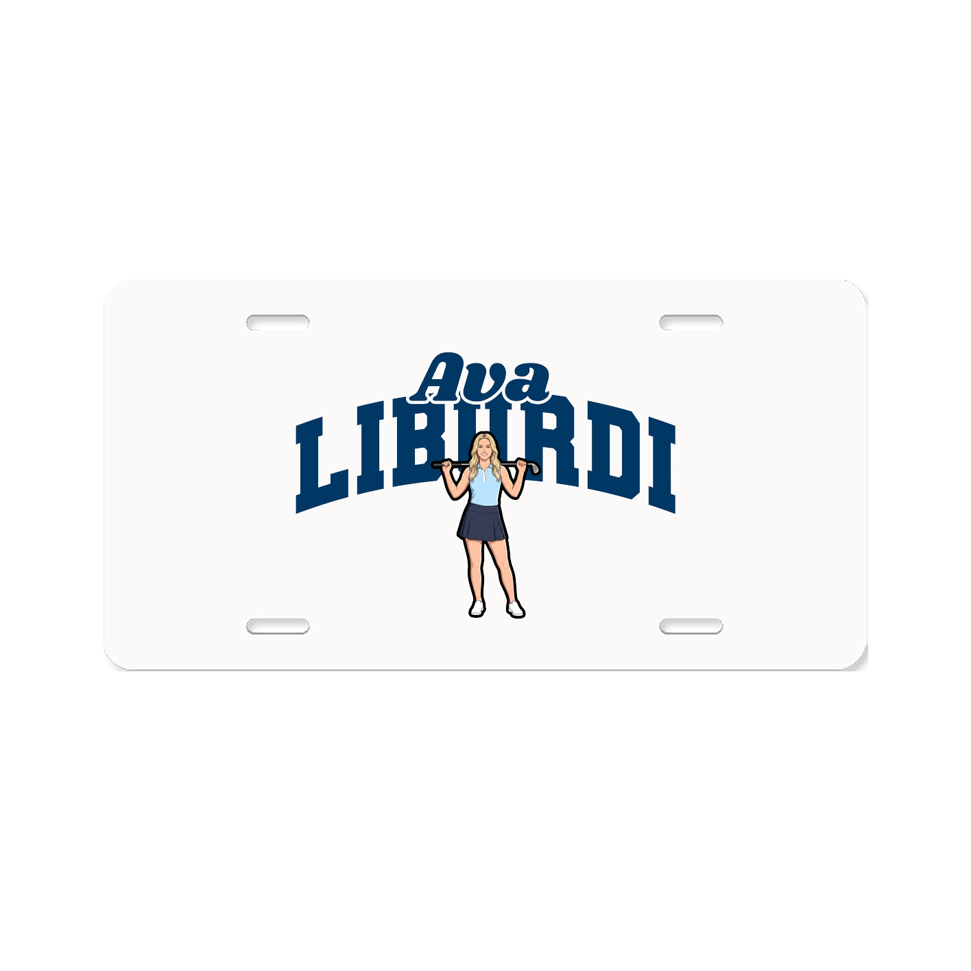 License Plate — Signature Arch in Classic