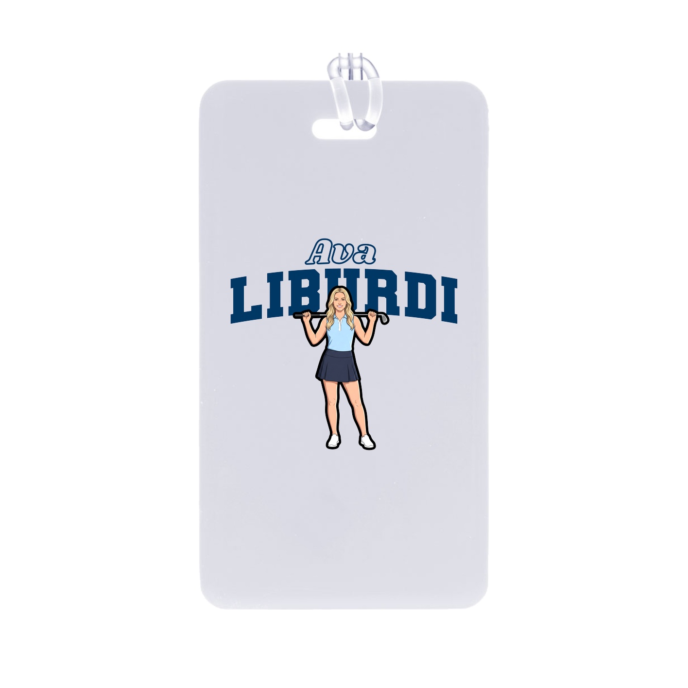 Bag Tag — Name Arch in Classic
