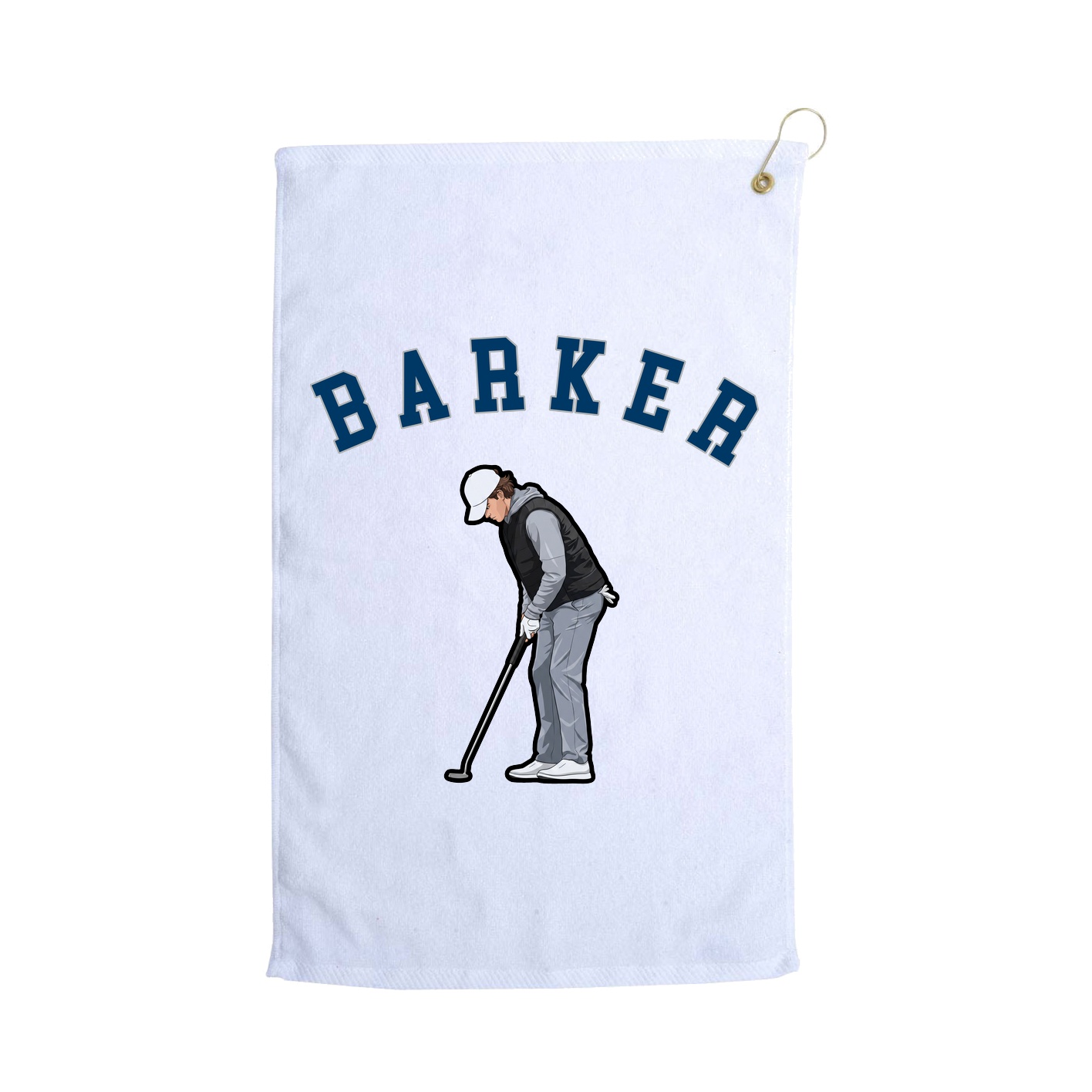 Golf Towel — Shirsey Arch in White