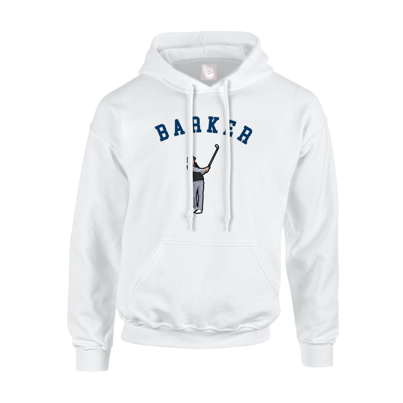 Hoodie — Shirsey Arch in White