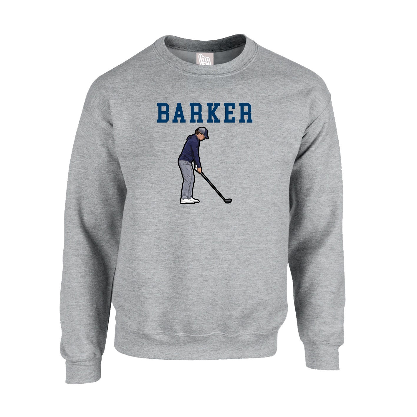 Fleece Crew — Shirsey in Grey