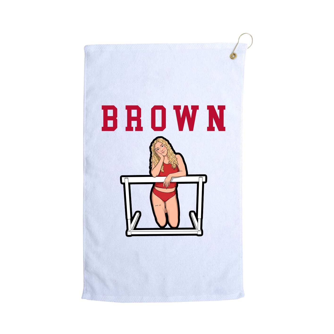 Golf Towel — Shirsey in White