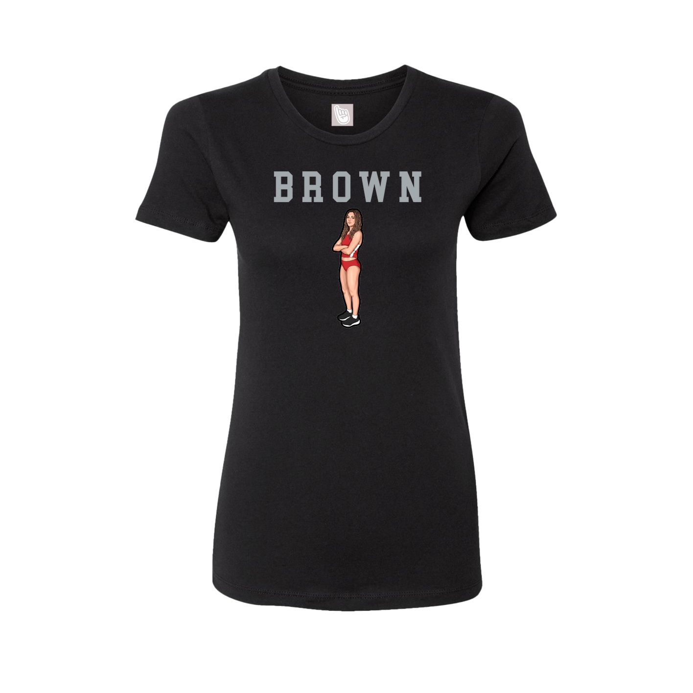 Fitted Women's Tee — Shirsey in Black