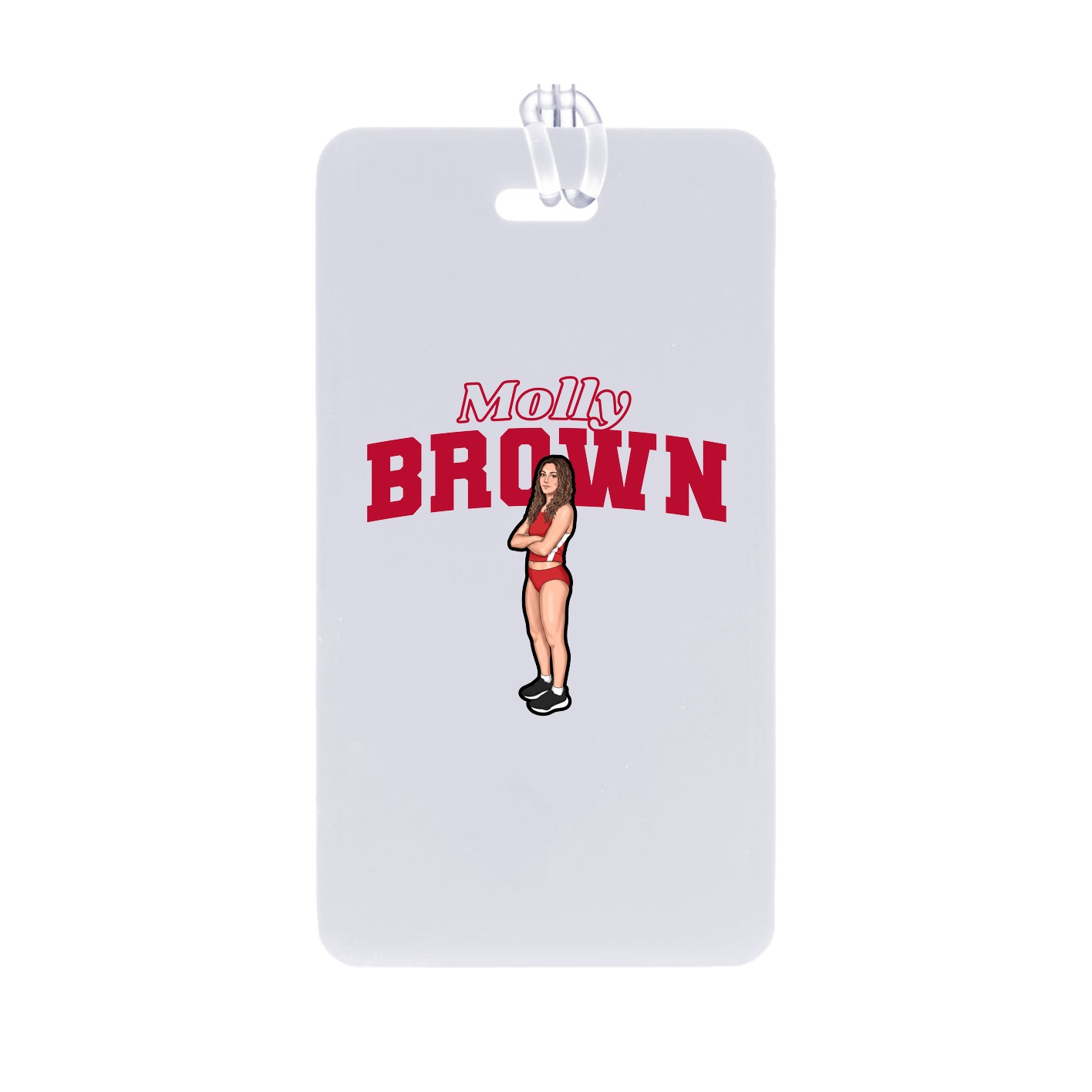 Bag Tag — Name Arch in Classic