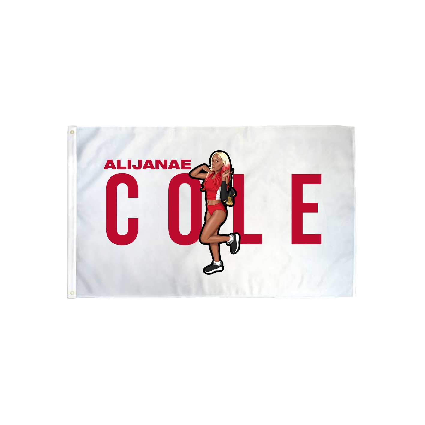 3x5 Flag — Player Name in Classic