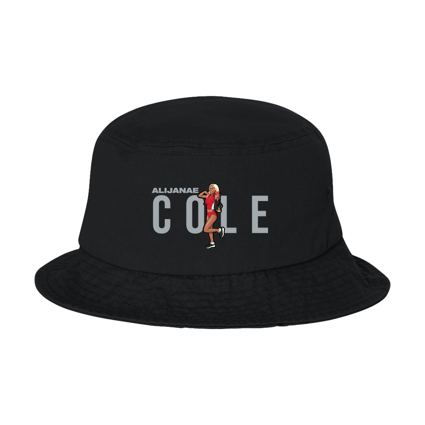 Bucket Cap — Player Name in Black