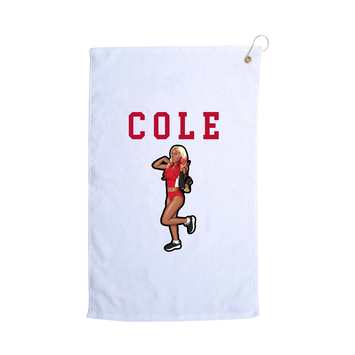 Golf Towel — Shirsey in White