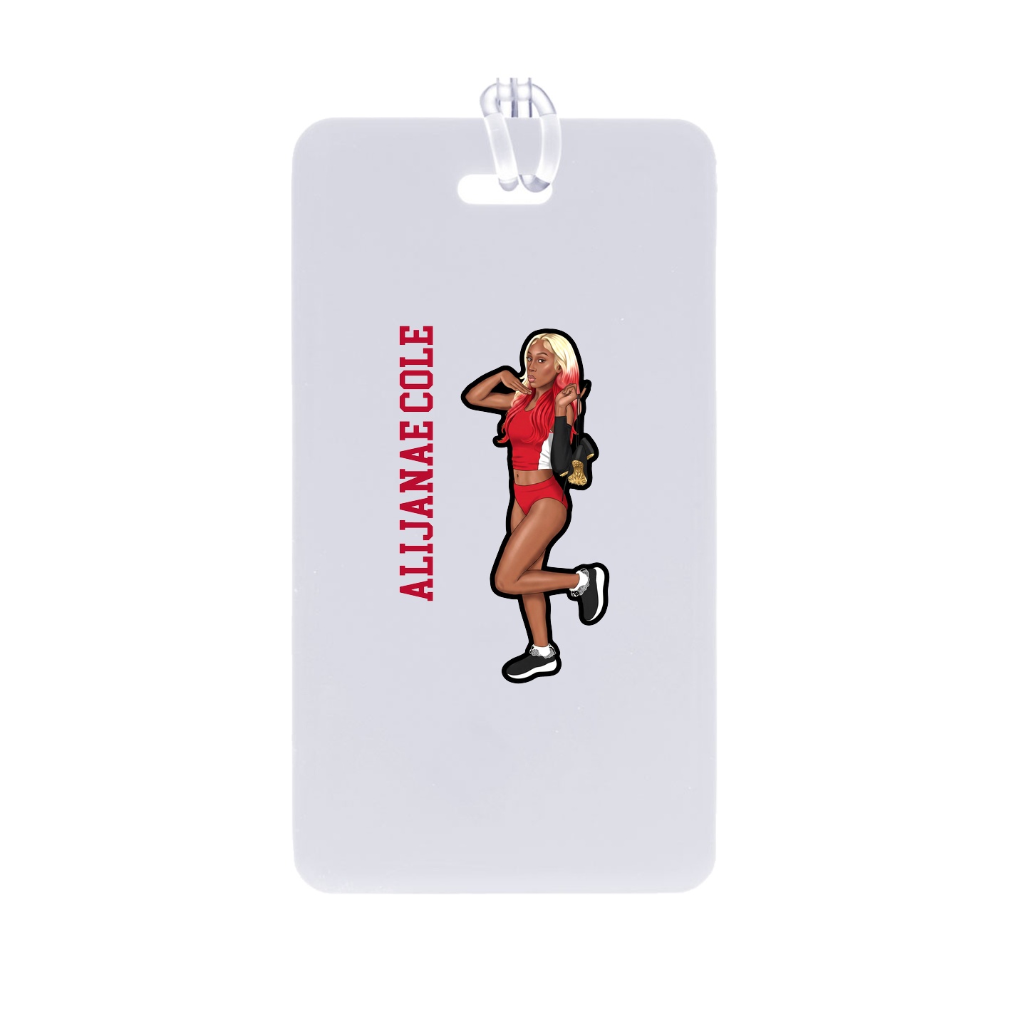 Bag Tag — Name Vertical in Classic