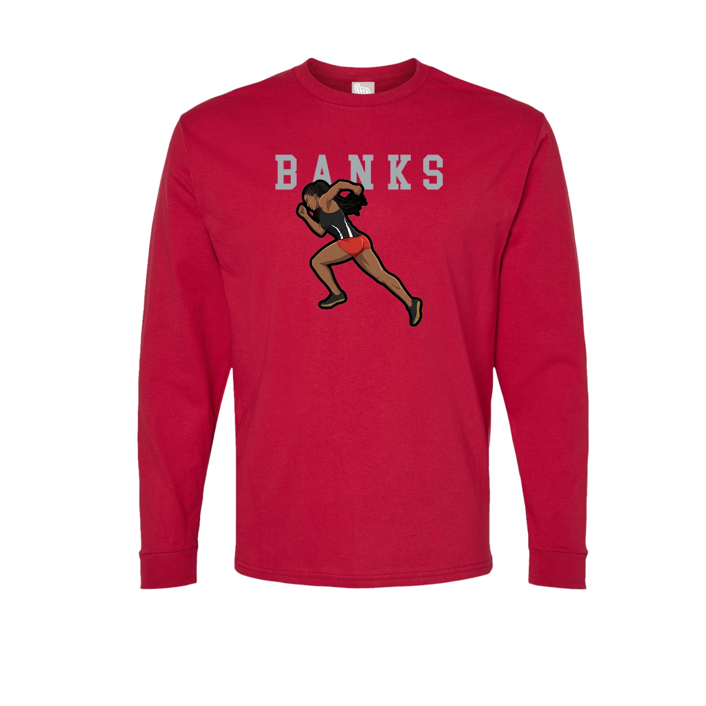 Long Sleeve Tee — Shirsey in Crimson