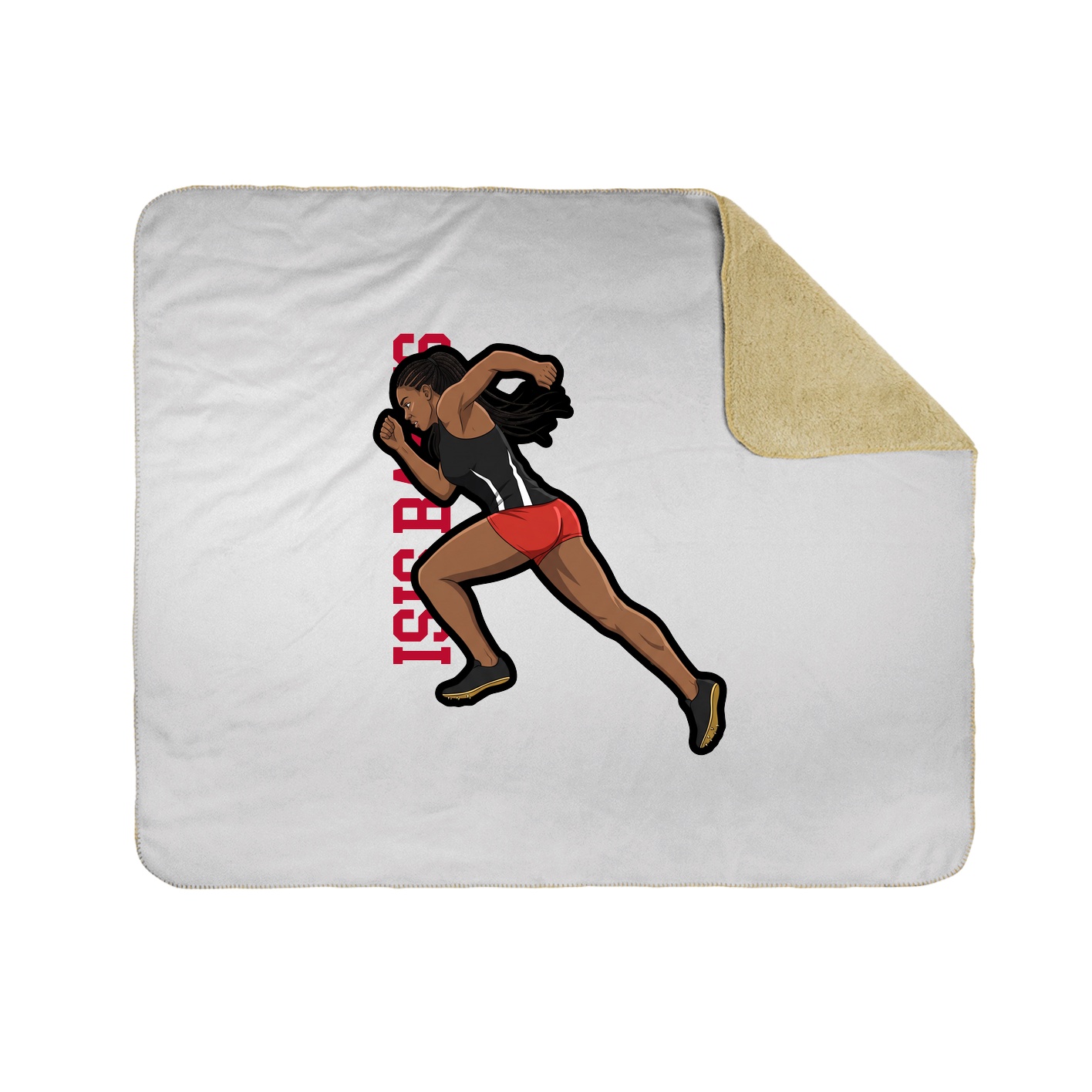 50x60 Sherpa Lined Throw Blanket