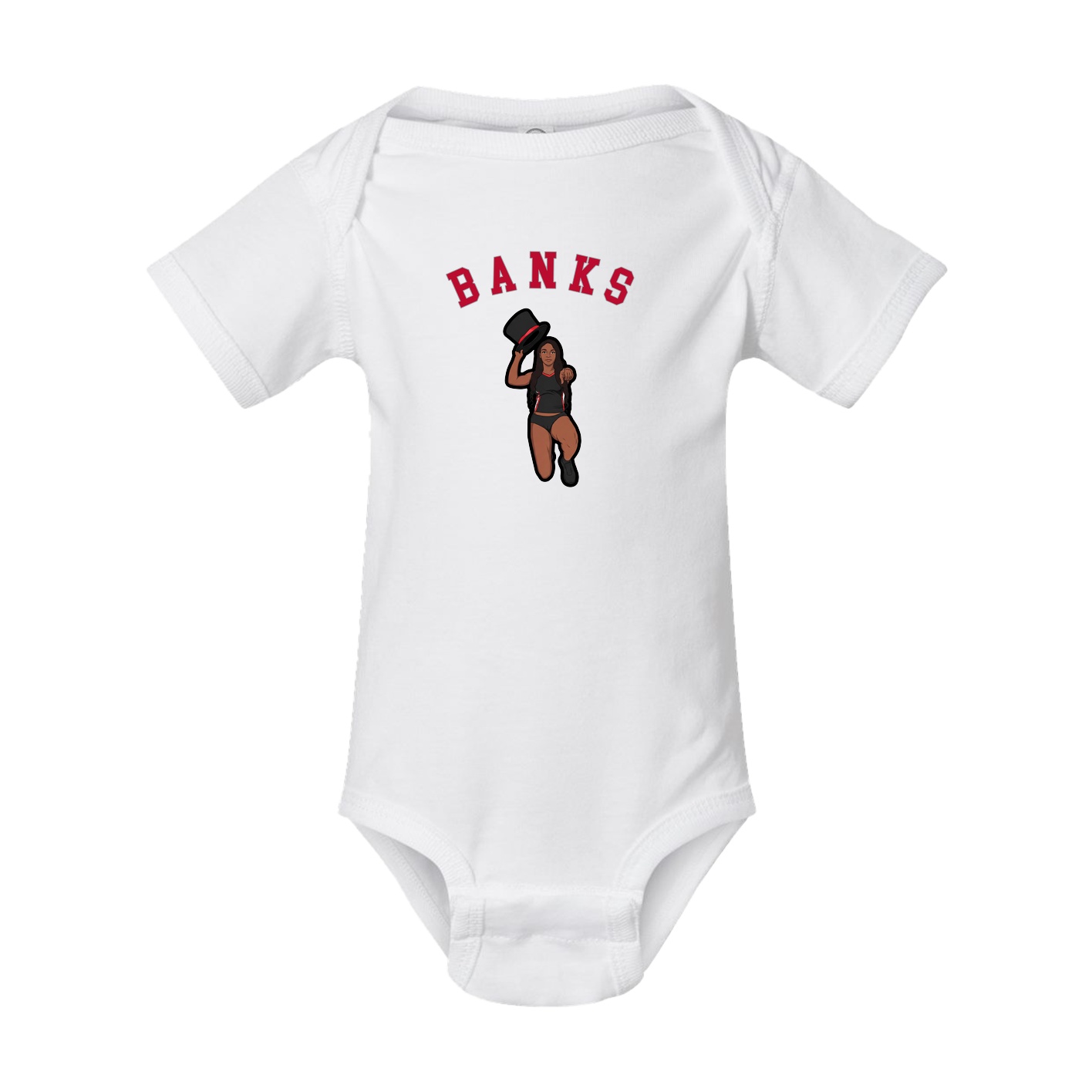 Baby Onesie — Shirsey Arch in White