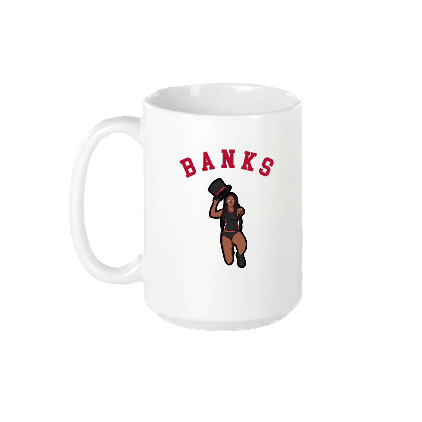 15oz Coffee Mug — Shirsey Arch in White