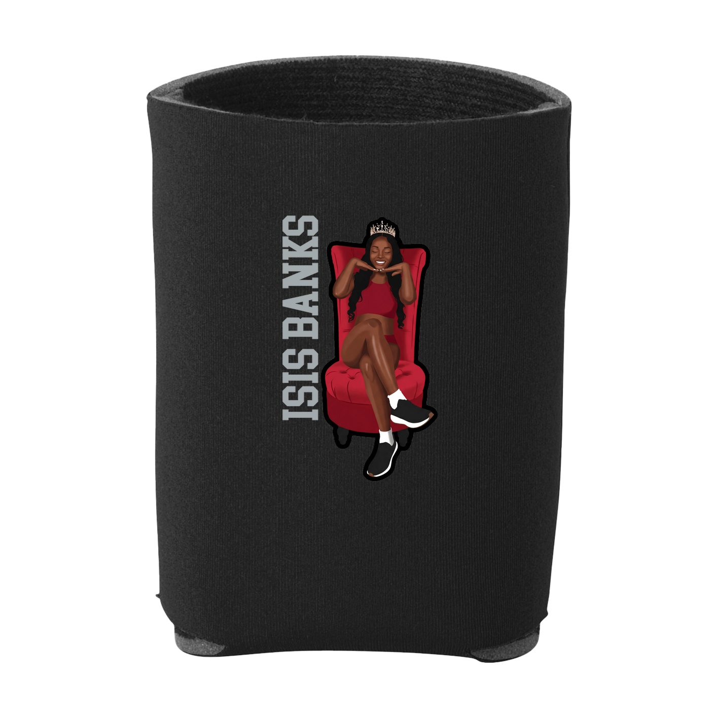Can Holder — Name Vertical in Black