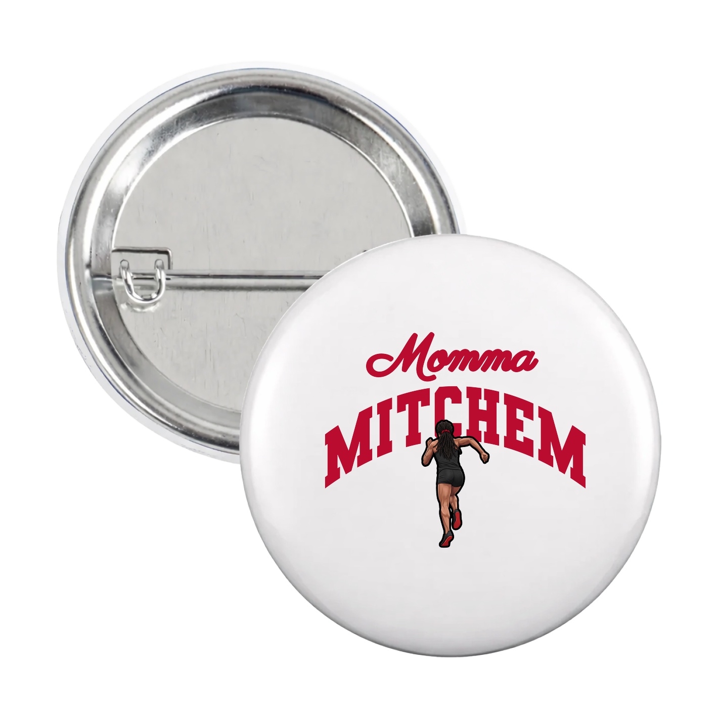Game Day Button — Mothers Day Arch in White