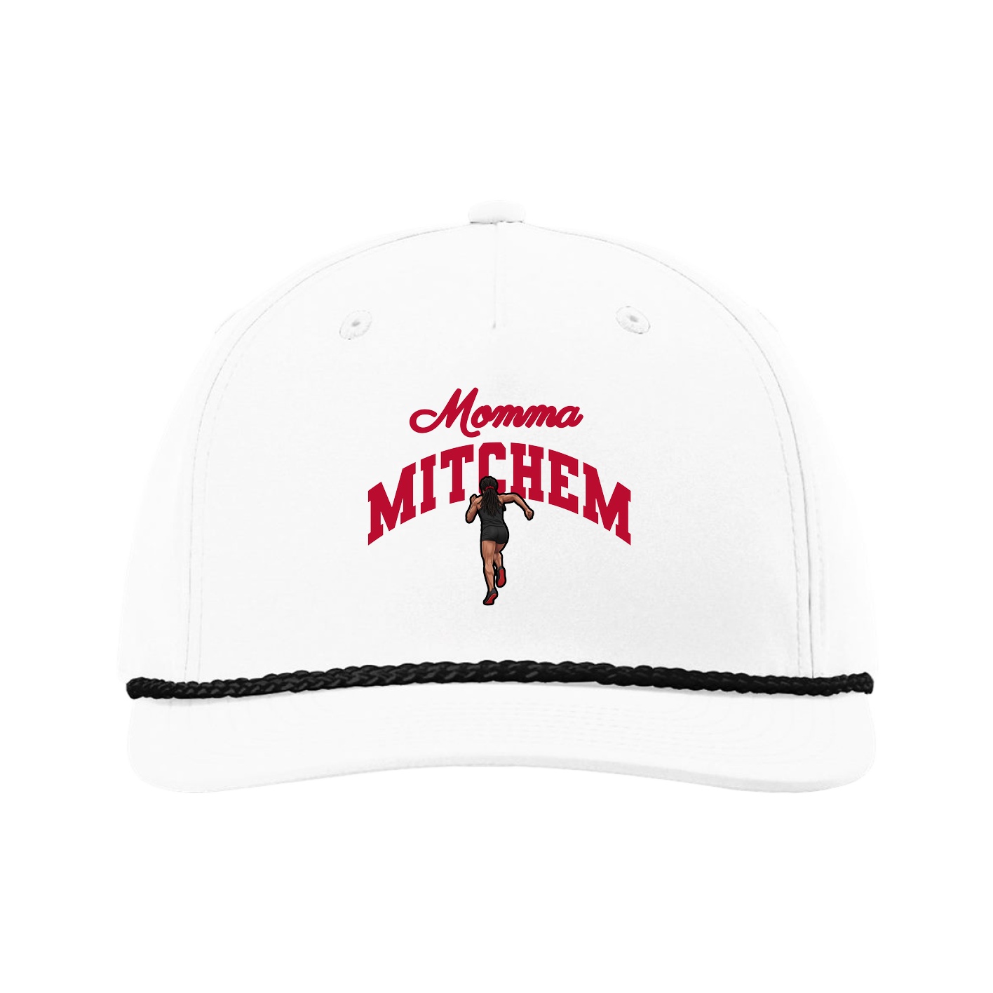 Five-Panel Classic Rope Cap — Mothers Day Arch in White