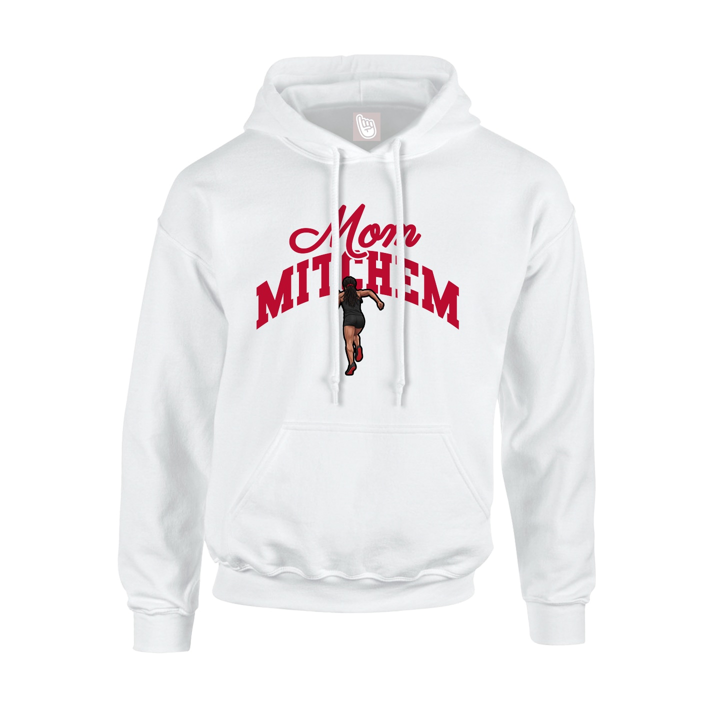 Youth Hoodie — Mothers Day Arch in White