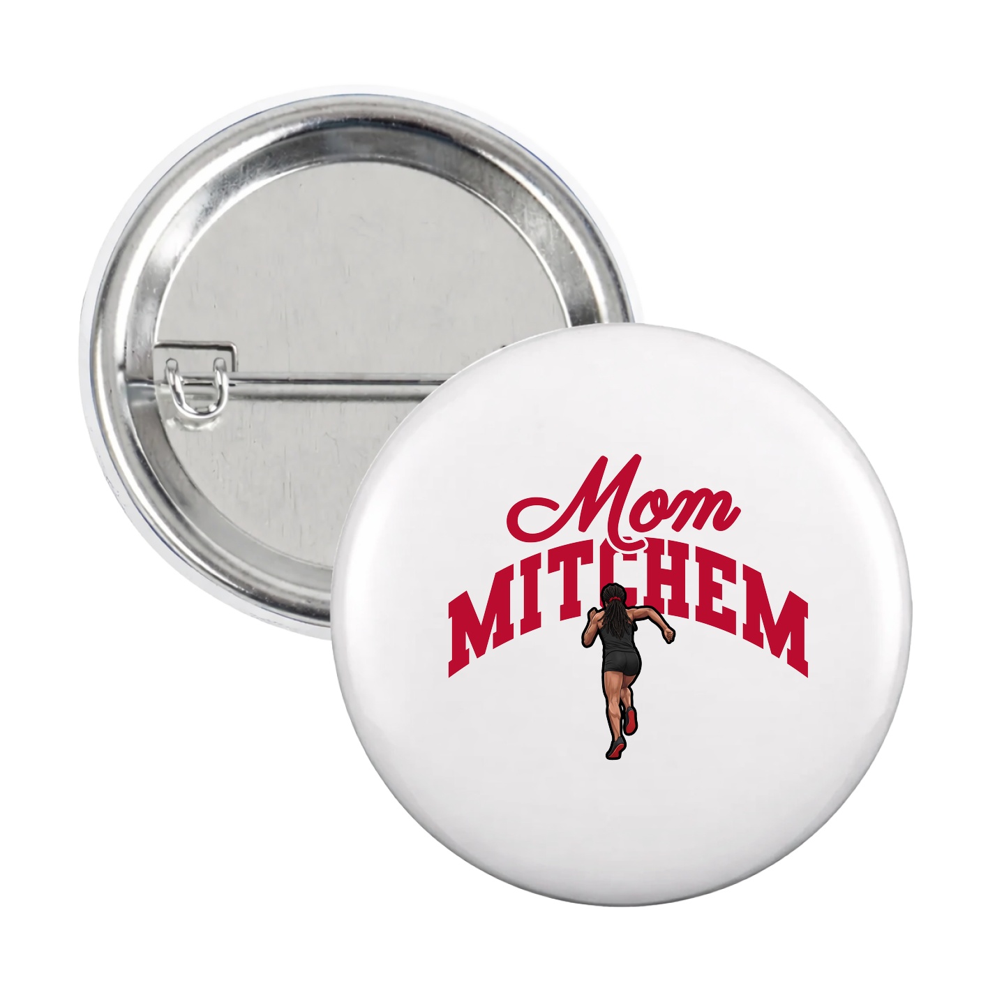 Game Day Button — Mothers Day Arch in White