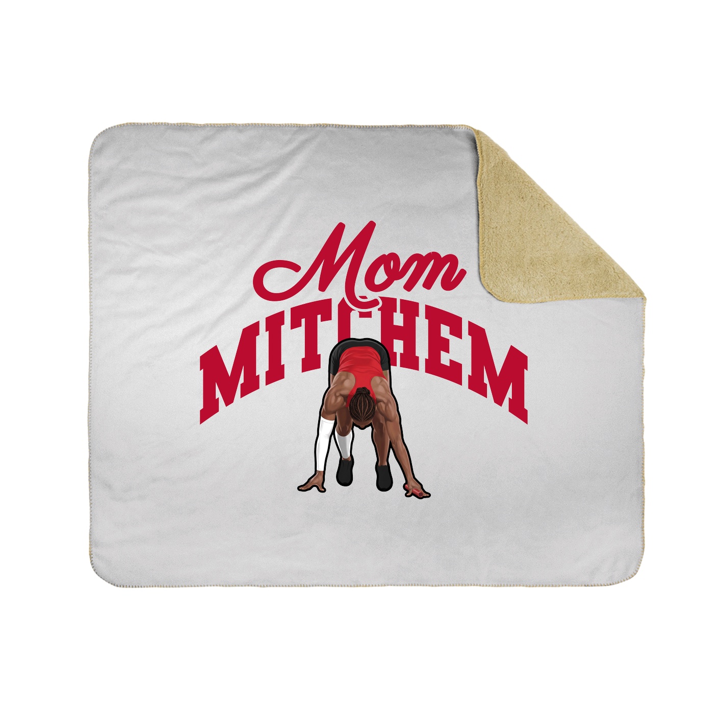 Throw Blanket — Mothers Day Arch in White