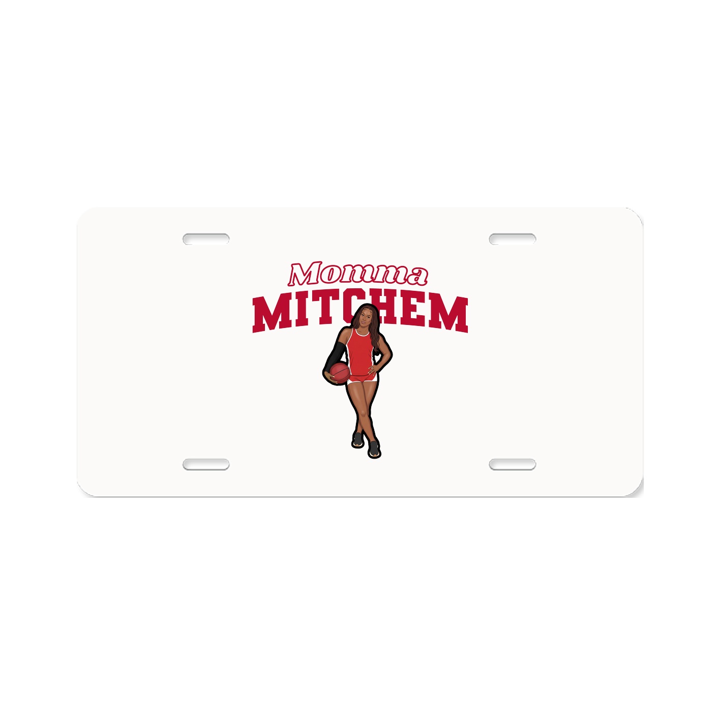 License Plate — Mothers Day Block in Classic