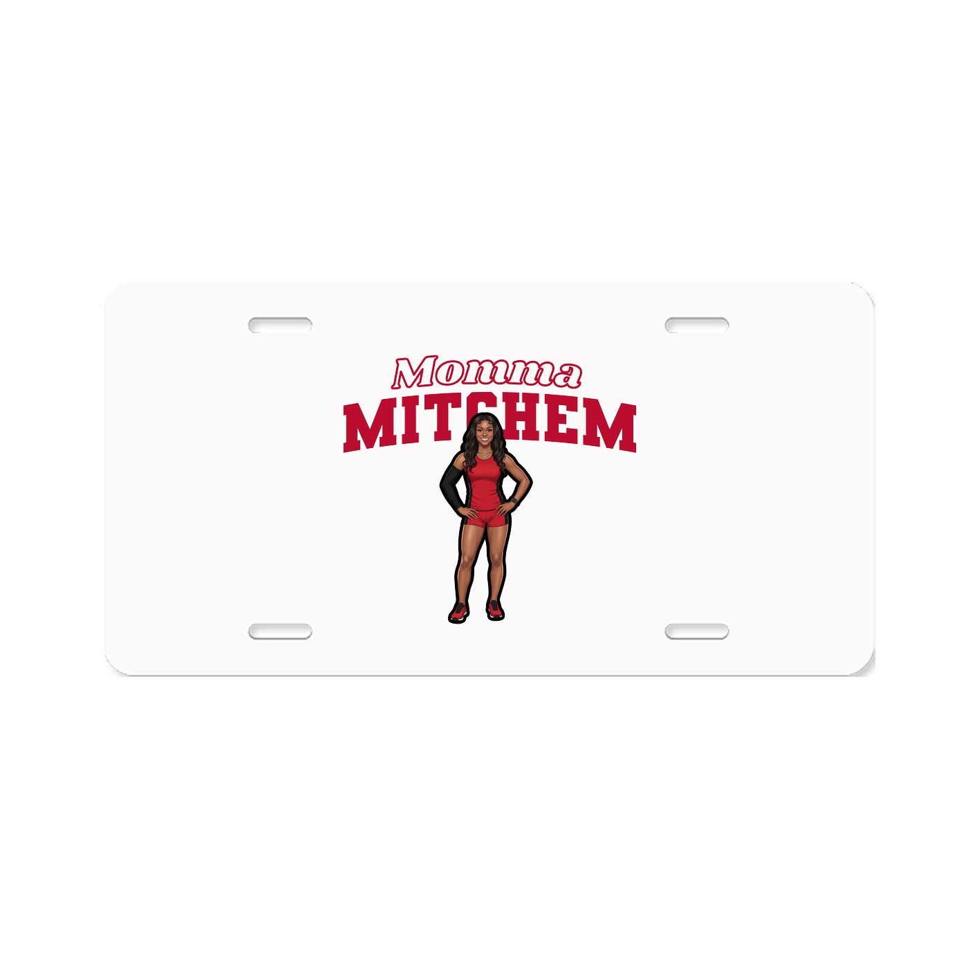 License Plate — Mothers Day Block in Classic