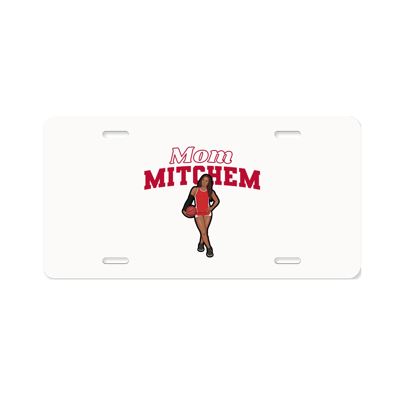 License Plate — Mothers Day Block in Classic
